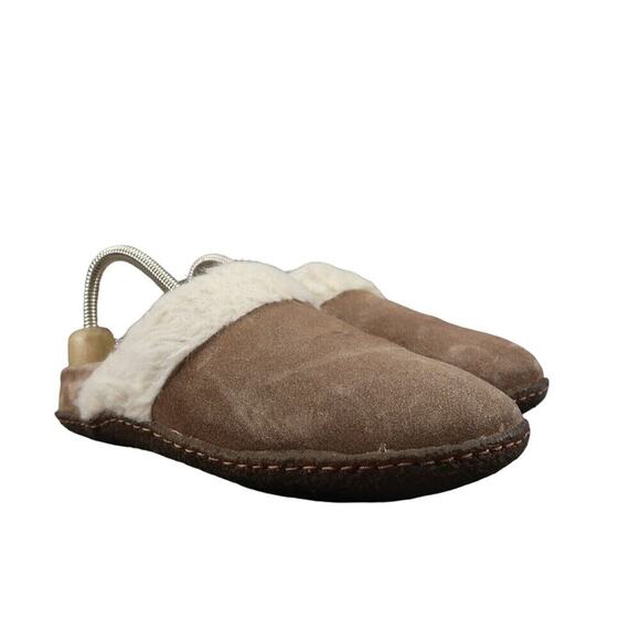 Sorel Shoes Womens 6 Slippers Mule Slip On Nakiska Slide Leather Outdoor Comfort - Picture 1 of 12